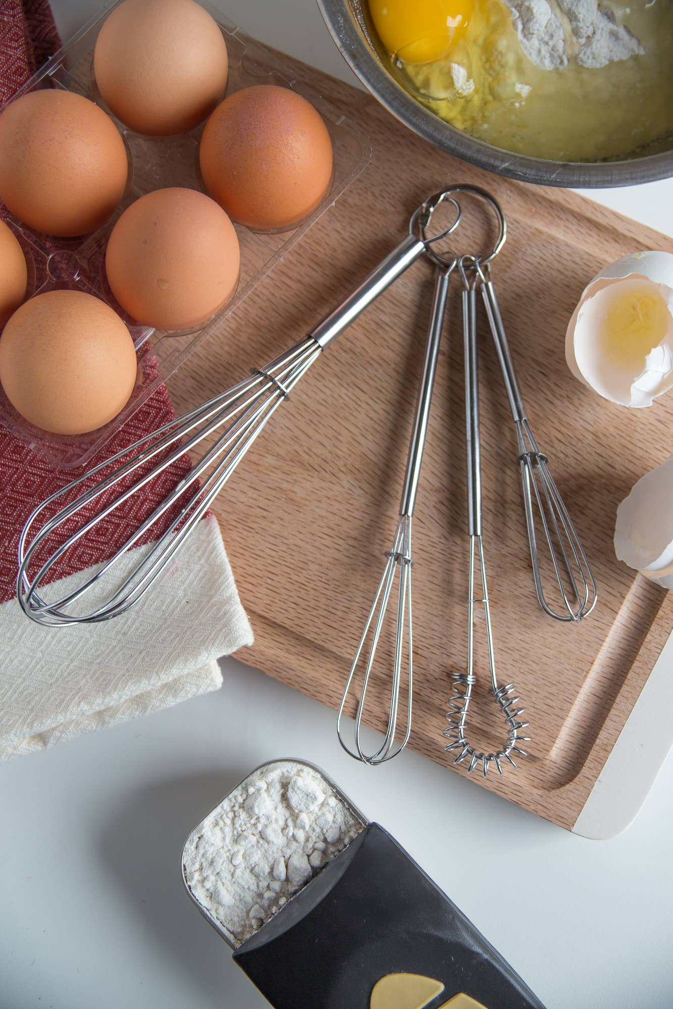 Fox Run Mini Whisks- Chrome Plated, Set of 4