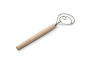 Fox Run Danish Dough Whisk- Stainless Steel and Wood, 12"