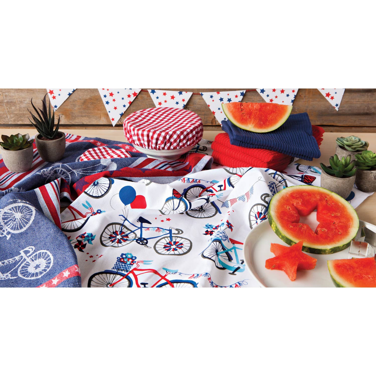 Gingham Bowl Covers Set of 2