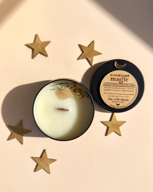 WOODLAND MAGIC Coconut Wax Candle - Aromatherapy - Fragrance