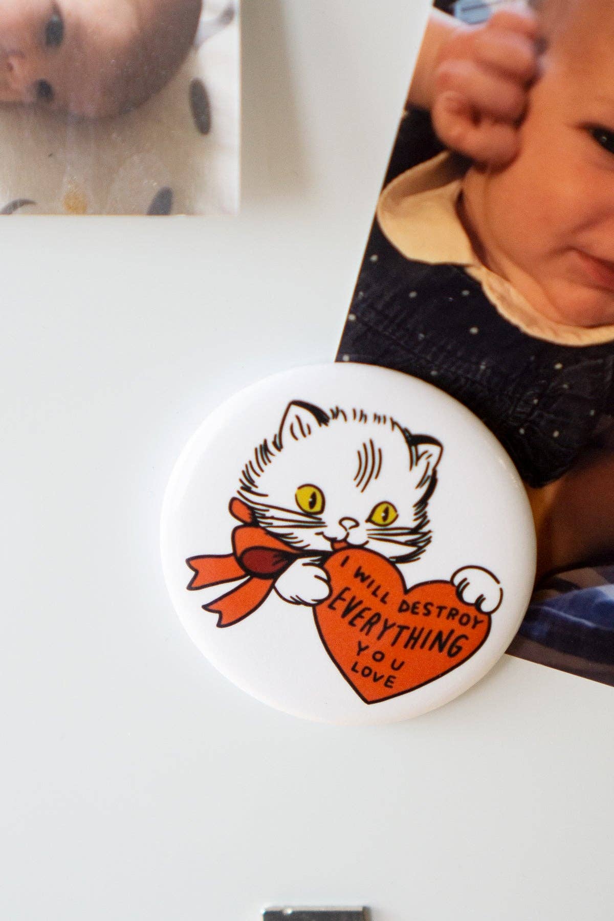 Stay Home Club Destroy (Cat) Magnet