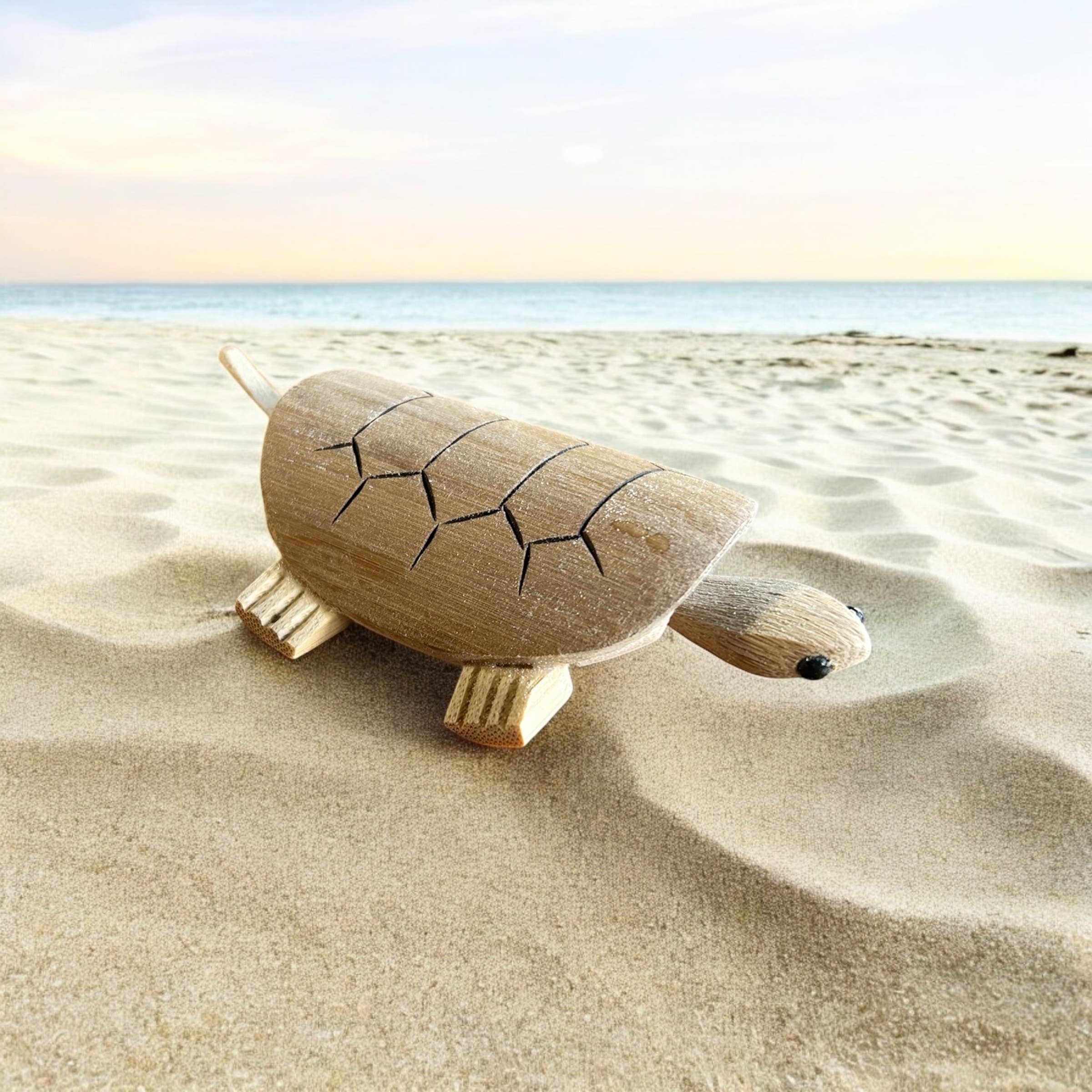 Handmade Bamboo Turtle