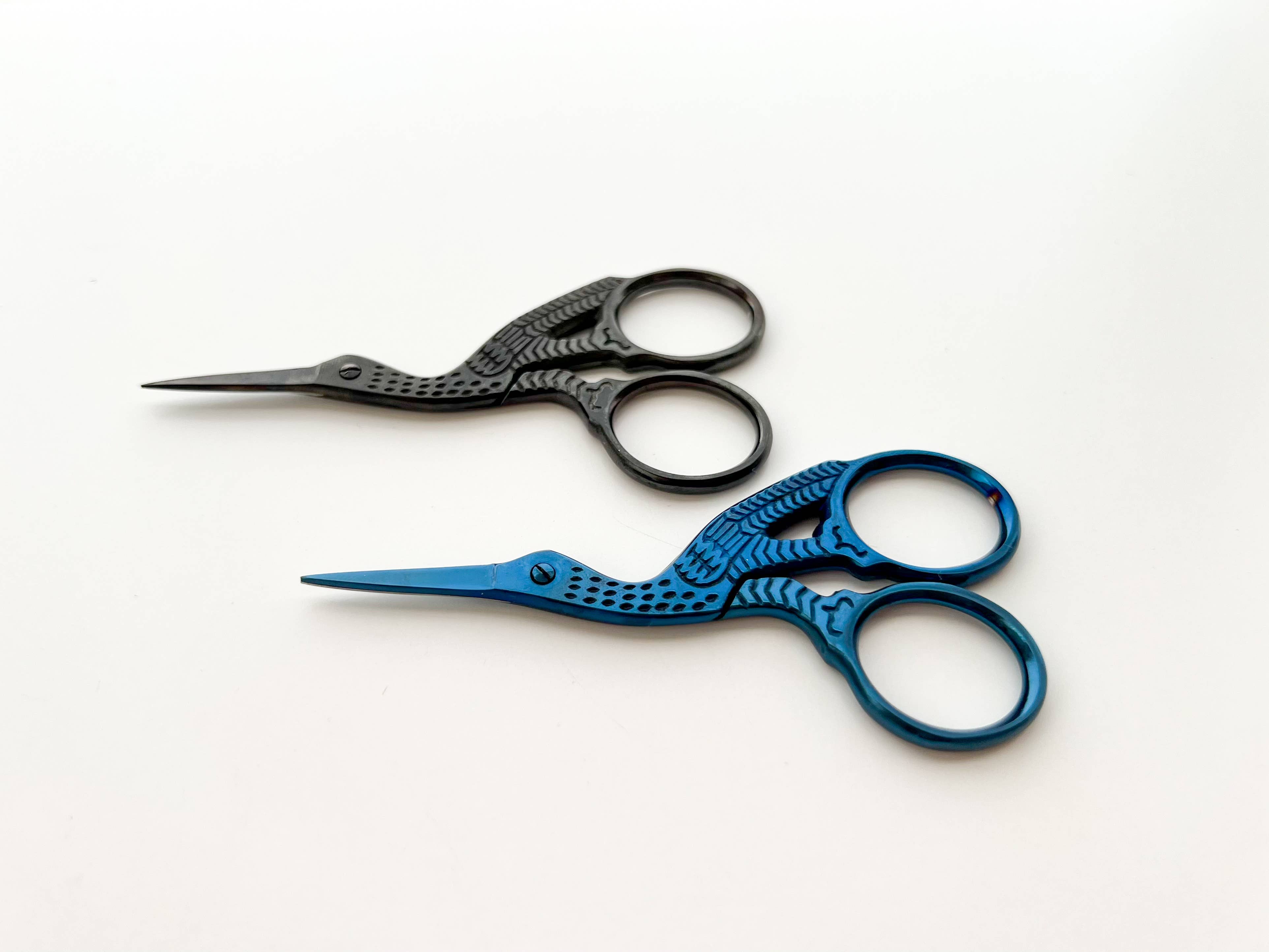 Classic Stork Embroidery Scissors