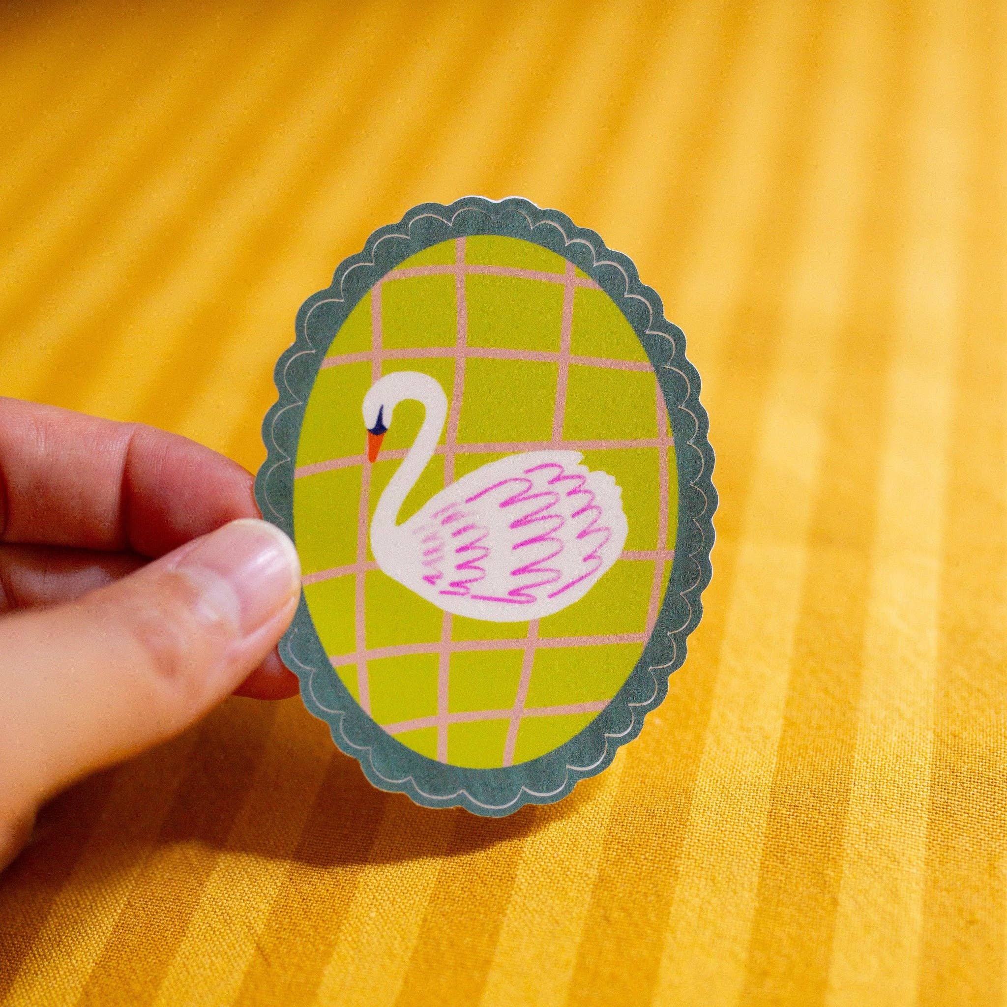Swan Sticker