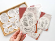 Summer Stick & Stitch Embroidery Patterns/Patches