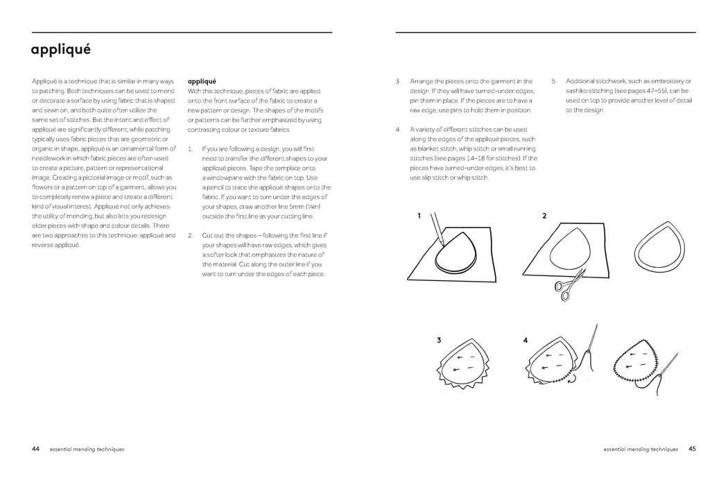 Visible Mending Instructional Book