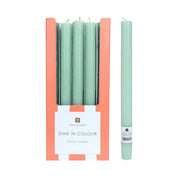 Sage Green Dinner Candles