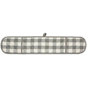 London Gray Check Double Oven Mitt