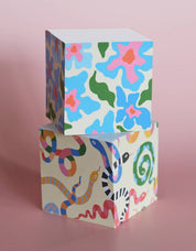 Sticky Note Cube | Trippy Daisies