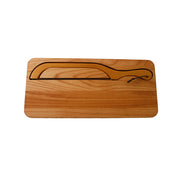 Alder Bread Knife Board And Bread Slicer (Right Handed)