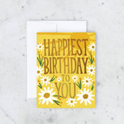Happy Birthday Daisy Greeting Card
