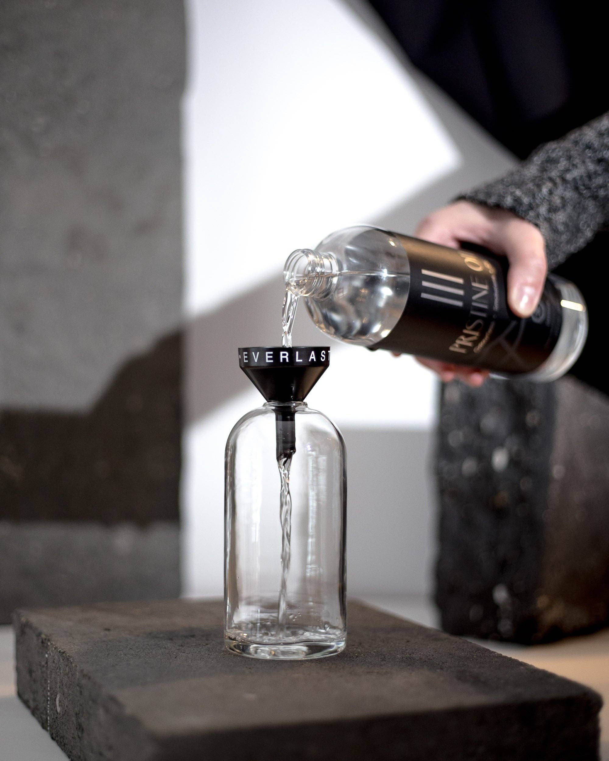 Everlasting Candles Black Steel Funnel