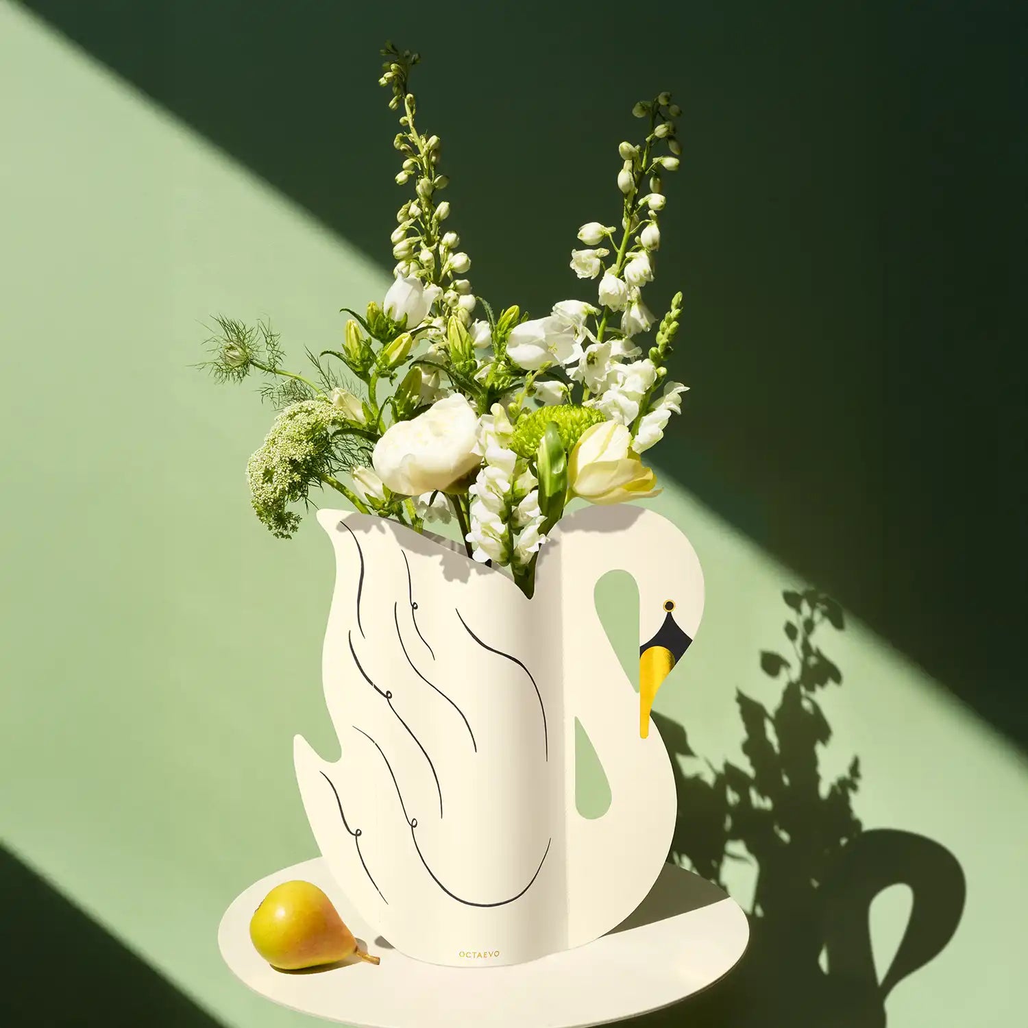 Swan Paper Vase by Octaevo | Nature Inspired Design