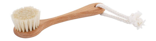 Burstenhaus Redecker Face Brush with Cotton Handle, Light Bristle / Goat Hair