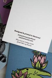Hi (Worm) Card