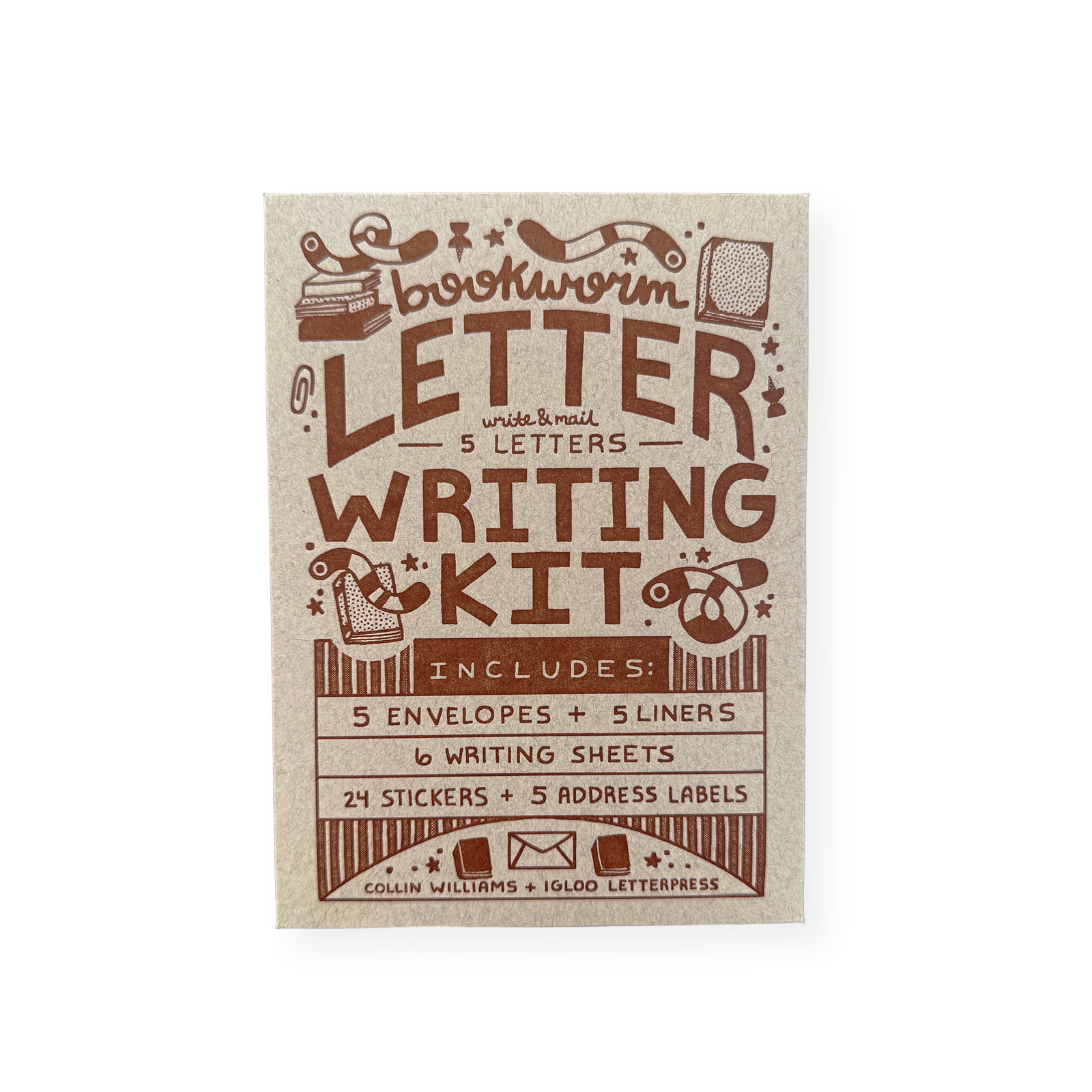 Bookworm Letter Writing Kit