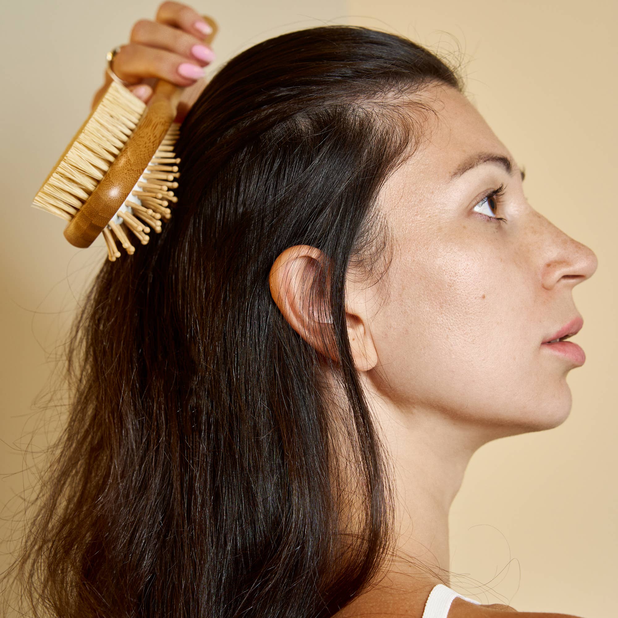 Bamboo Two Sided Hairbrush |  Bestseller