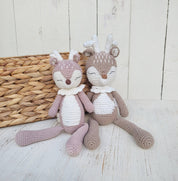 Olive and Cradle Crochet Sleepy Deer