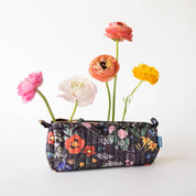 WILD FLOWERS | Cotton Quilted Pencil Pouch