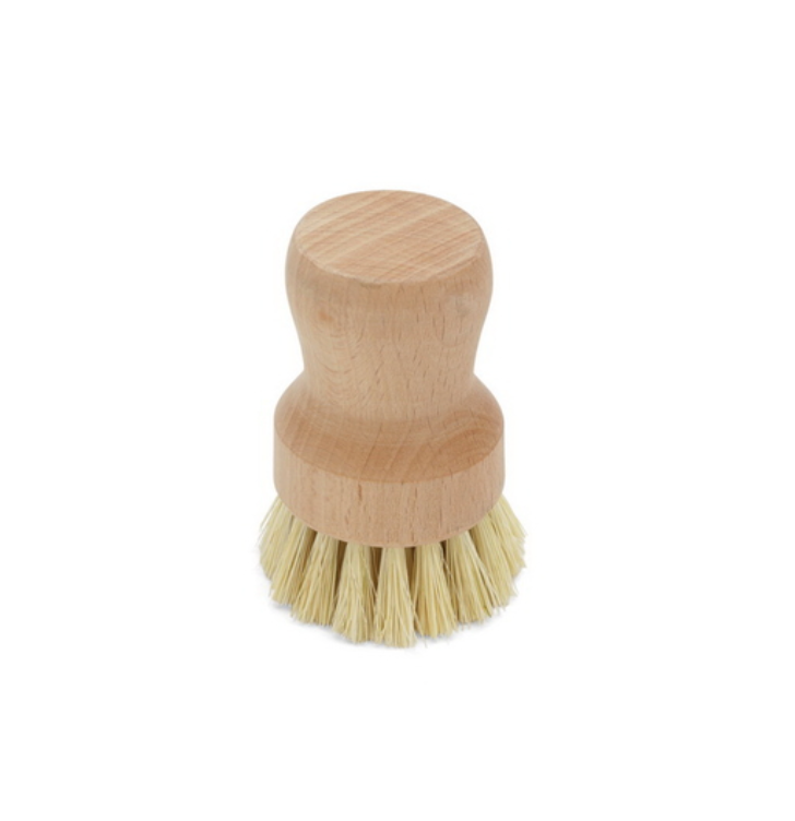 Fox Run Small Natural Pot Brush with Fiber Bristles, 3"