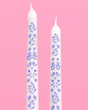 Coastal Candlesticks - set of 2 10" tapered candles