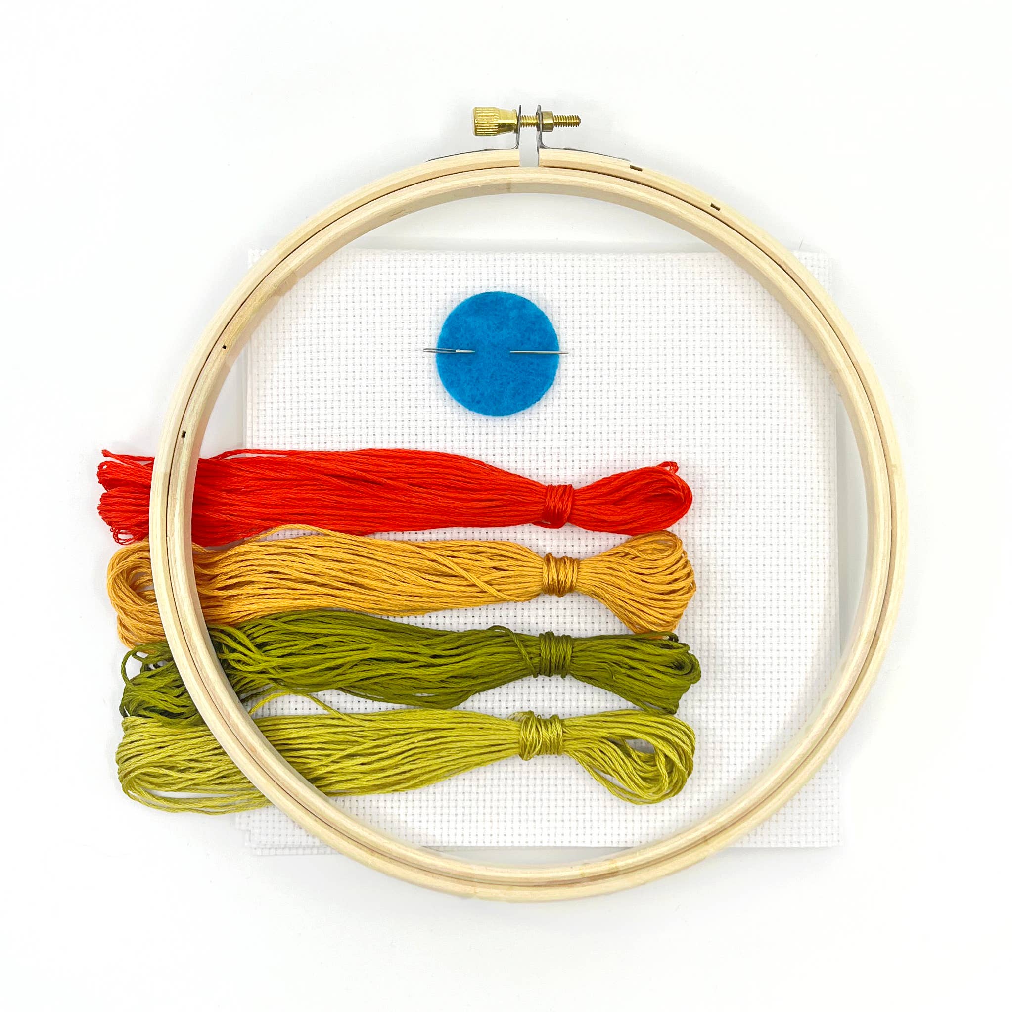 Twin Blooms Beginner Cross Stitch Kit 