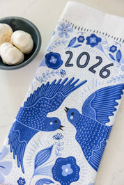 2026 Calendar Tea Towel – Year-Round Decor