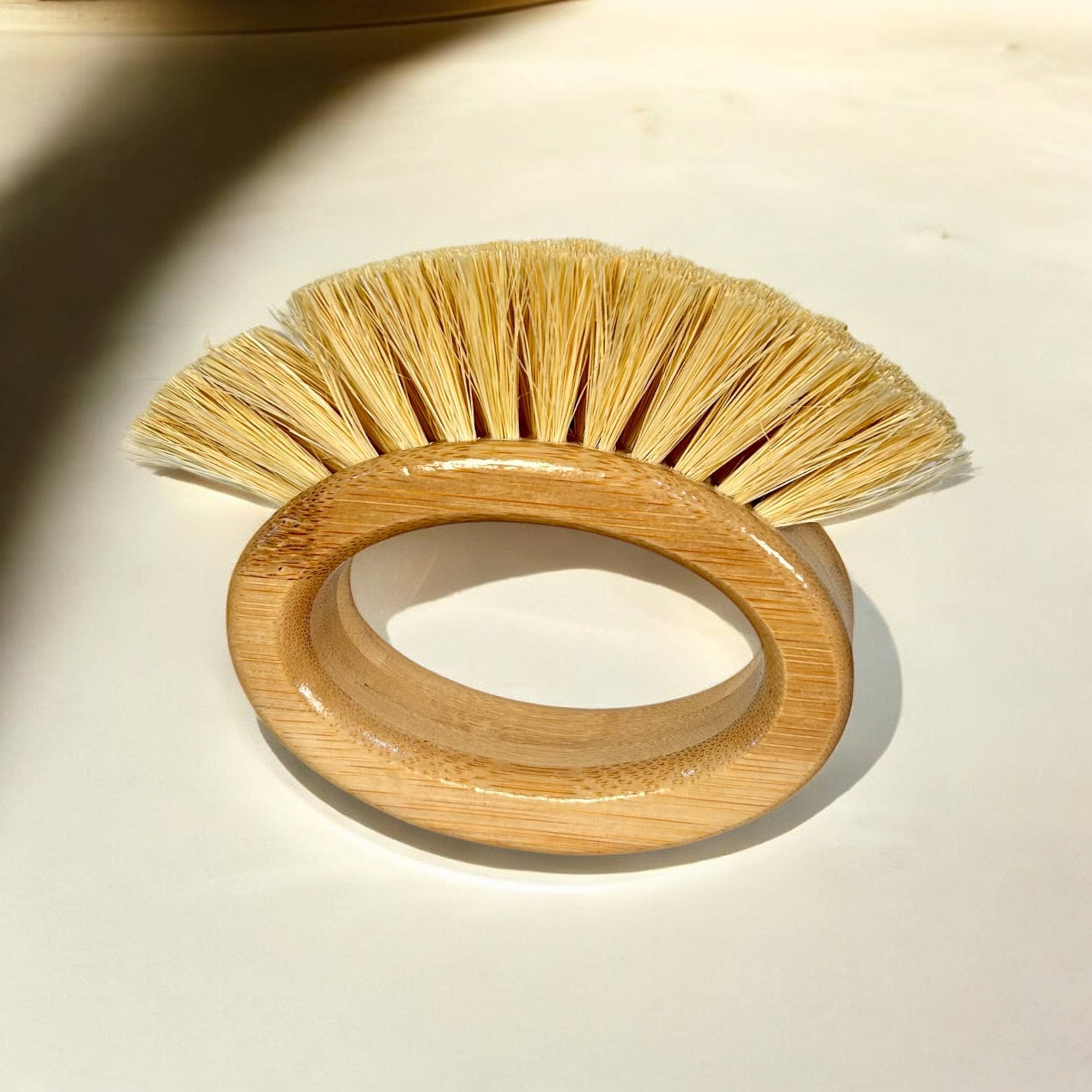Bamboo Oval Vegetable Cleaning Brush | Kitchen Bestseller
