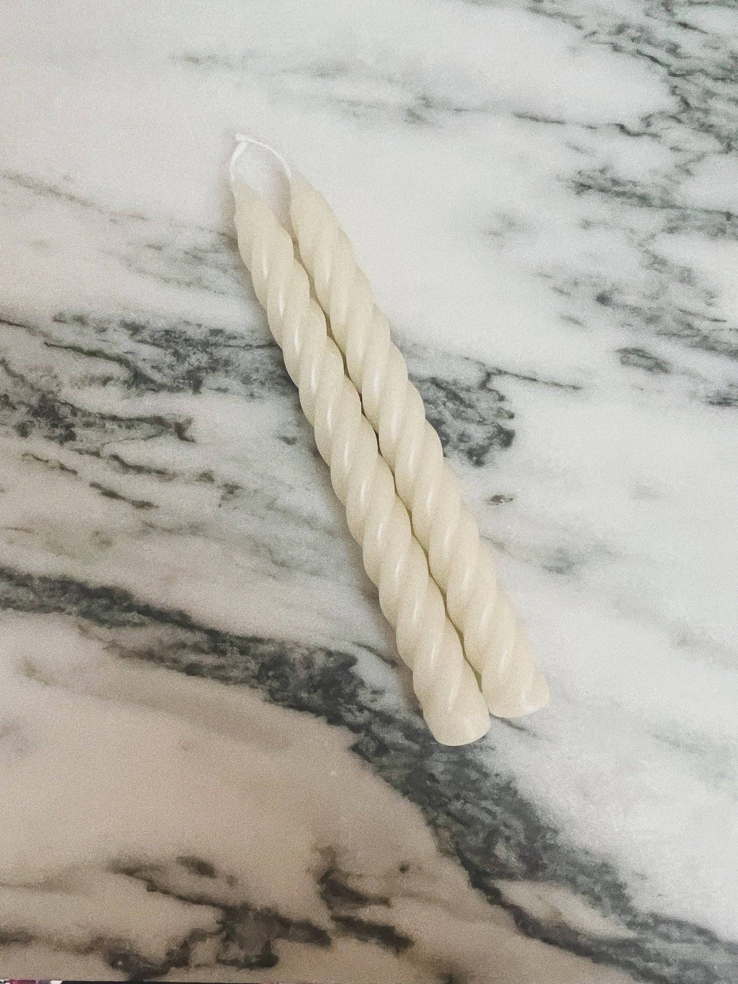 Twisted taper candle
