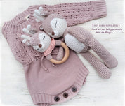 Olive and Cradle Crochet Sleepy Deer