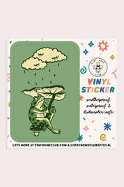 Leaf Umbrella Sticker | Waterproof Vinyl Sticker