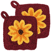 Sunflower Splendor Crochet Sponges Set of 2