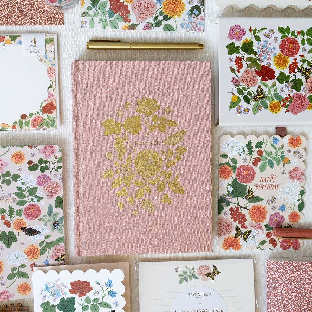 LINEN-BOUND UNDATED PLANNER