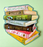 Books die-cut sticker