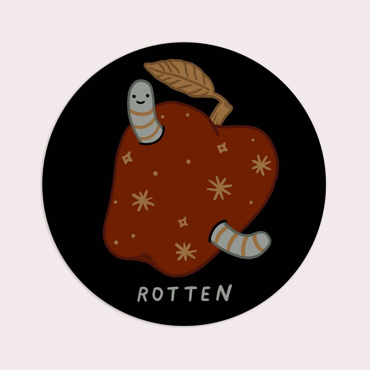 Rotten Apple Vinyl Sticker