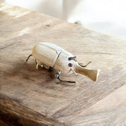 Handmade Bamboo Unicorn Beetle