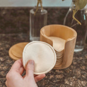 Set of 20 Reusable Hemp Facial Rounds