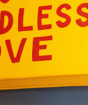 Surround Me With Your Boundless Love Camp Flag • John Prine x Oxford Pennant