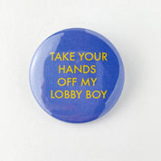 Lobby Boy Wes Anderson Grand Budapest Hotel Button