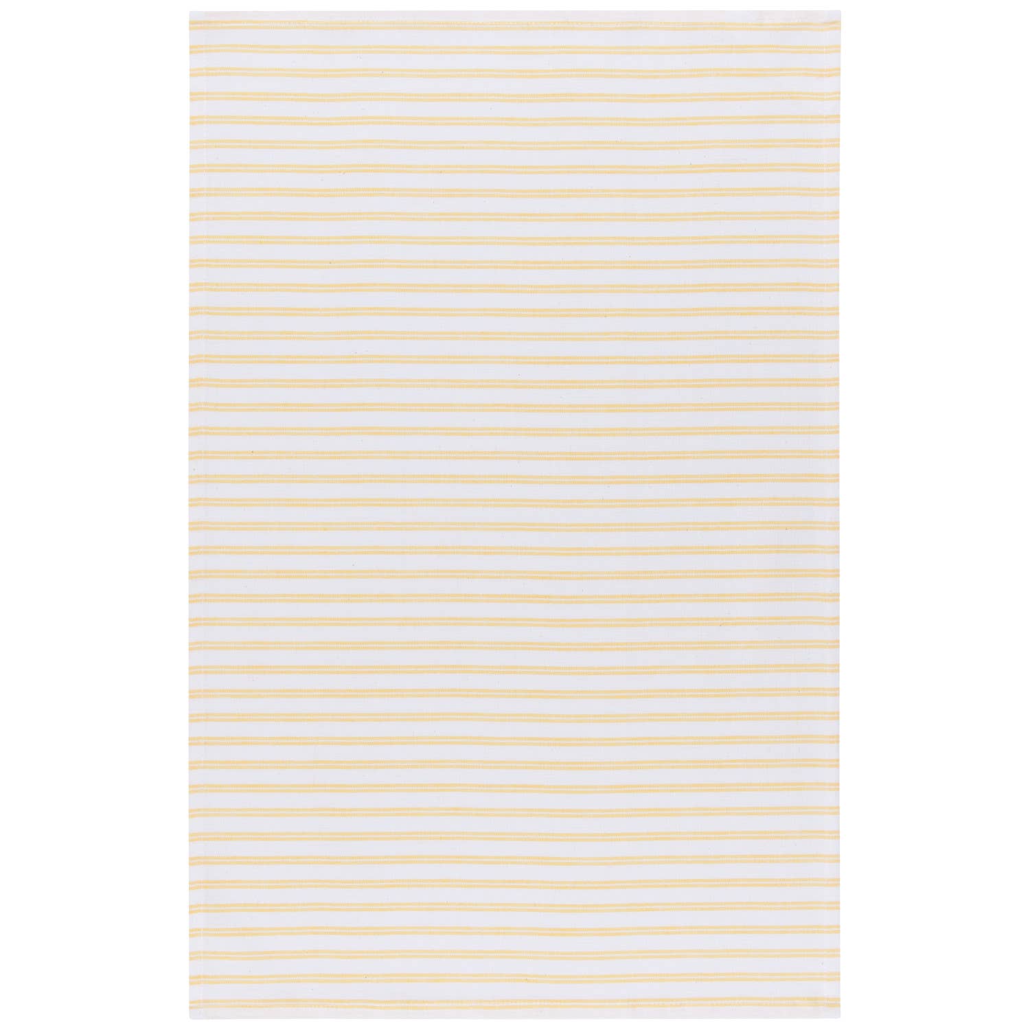 Tic Tac Toe Lemon Yellow Dishtowels Set of 3