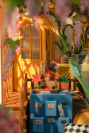 DIY Miniature House Book Nook Kit: Garden House