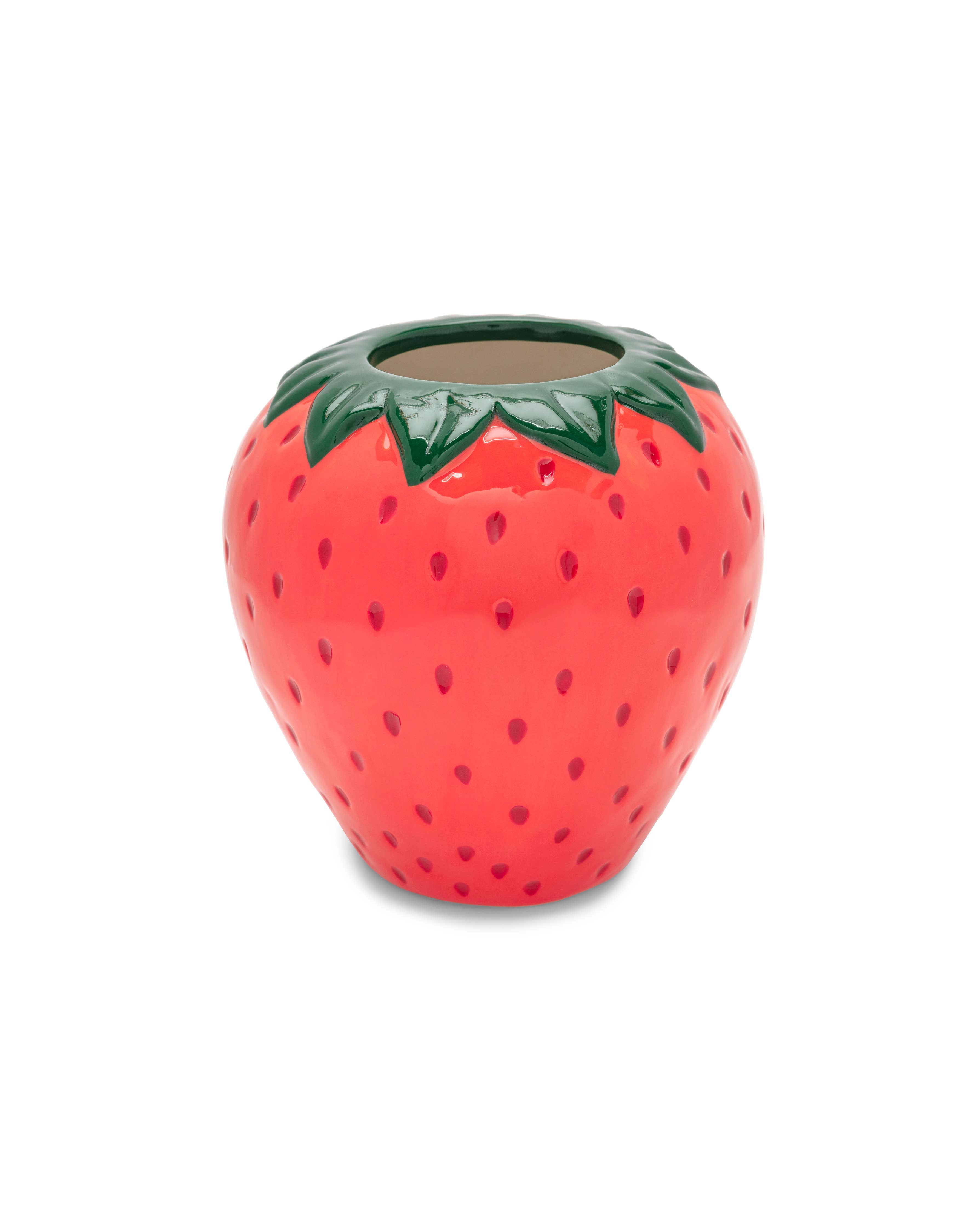 Strawberry Fields Ceramic Vase