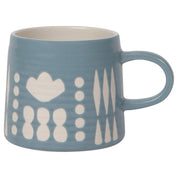 Danica Studio Collage Imprint Stoneware Mugs 12 oz