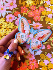 Carnival Moth Sticker Matte