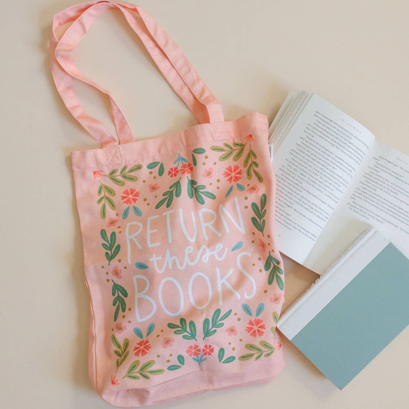 Return These Books Tote Bag