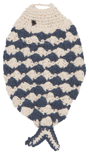 Little Fish Tawashi Crocheted Dishcloths Set of 2
