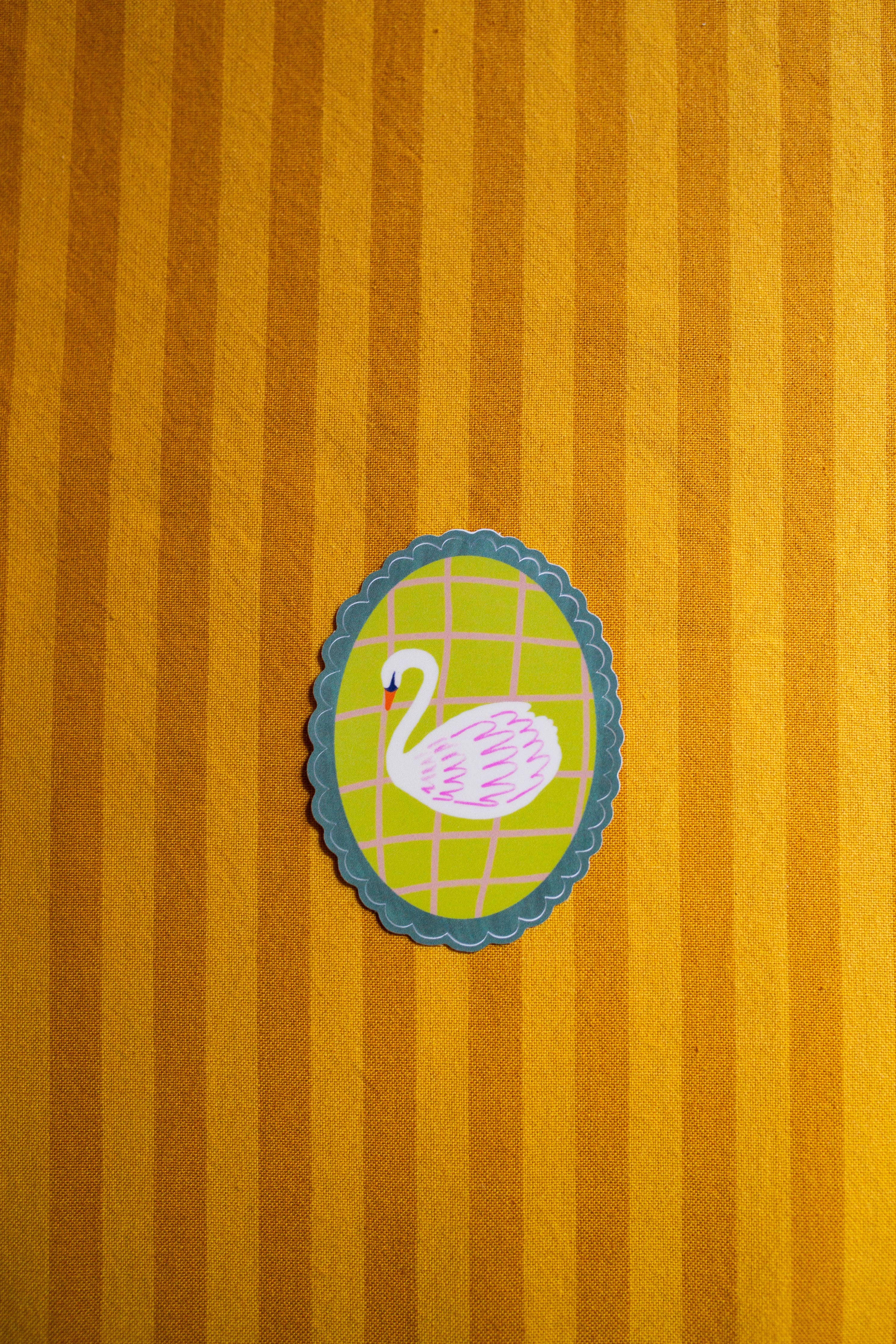 Swan Sticker
