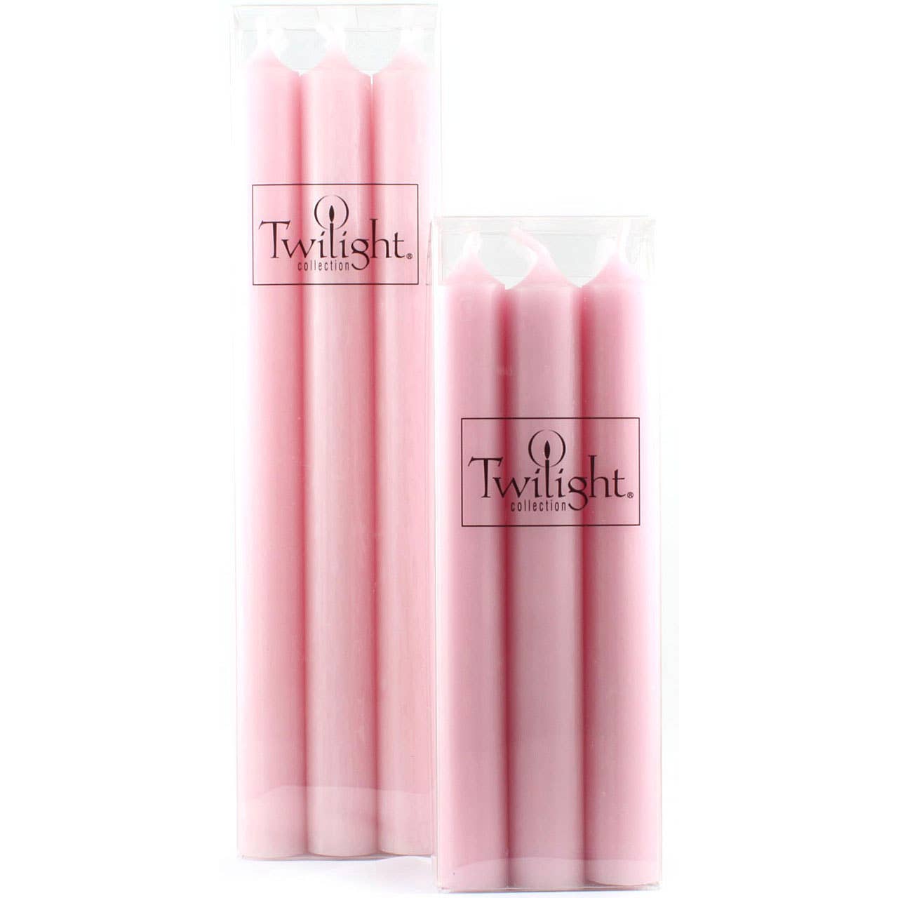 Twilight Pink Dinner Candles | 6 Pack