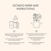 Swan Paper Vase by Octaevo | Nature Inspired Design
