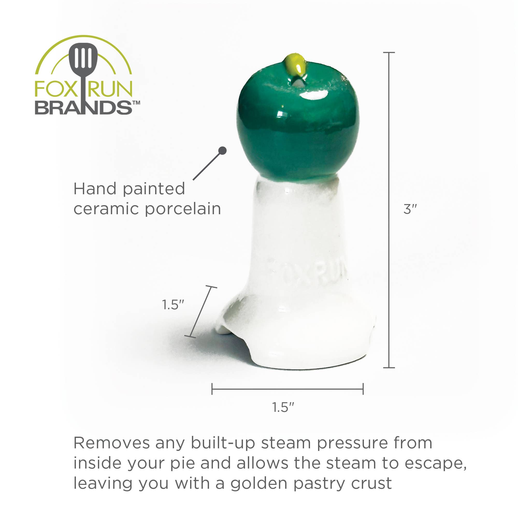 Fox Run Apple Pie Vent- Pie Bird For Baking